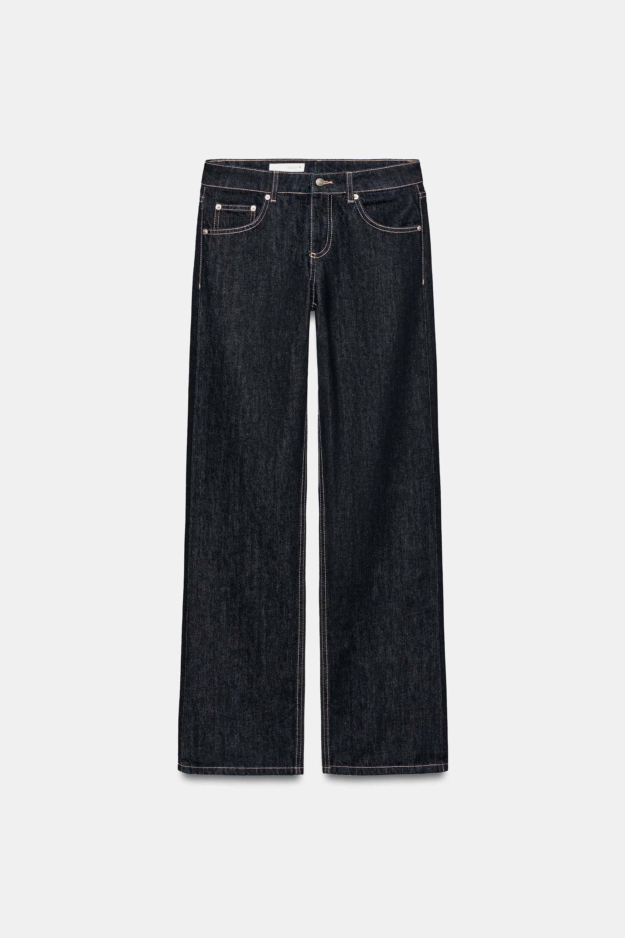 TRF LOW-RISE WIDE-LEG JEANS